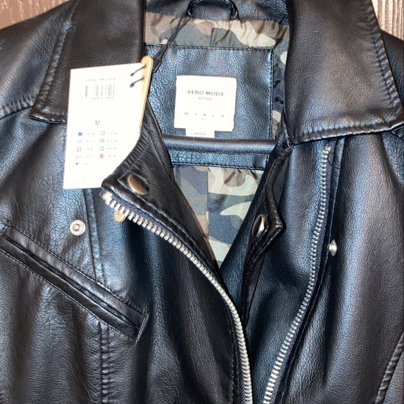 VERO MODA Faux leather jacket - Picture 3 of 5